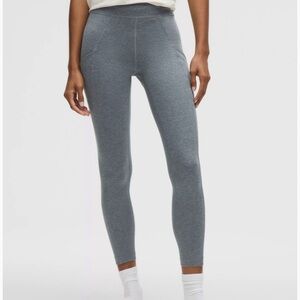 Lululemon soft suedey high rise leggings 25”